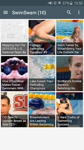 Swimming News screenshot 2