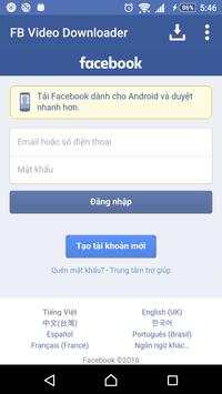 Download Video for Facebook screenshot 1