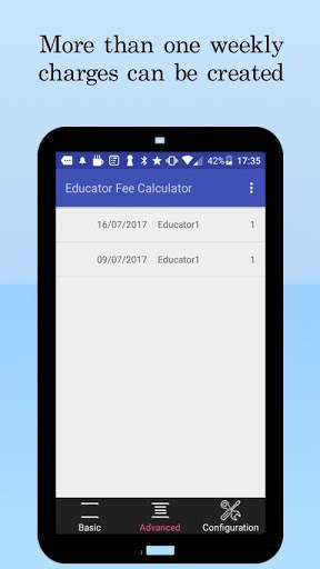 Educator Fee Calculator скриншот 2