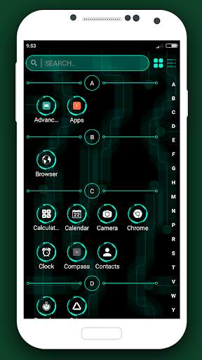 Advance Launcher - App lock, Hide App, hi-tech screenshot 7