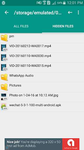 Hide Images,Videos And Files screenshot 3