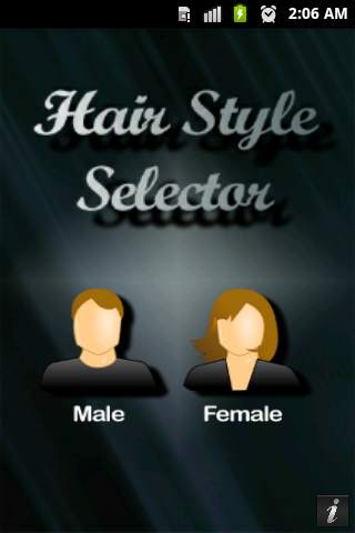 Hair Style Selector Lite screenshot 2