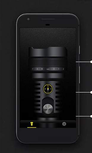 Brightest Flashlight-no ads,compass,sos,led screenshot 2