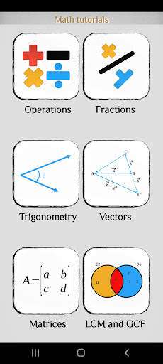 Math Tutorials screenshot 1