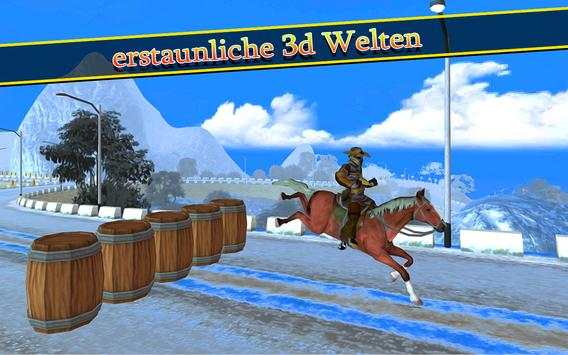 Pferd Reiten Simulator 3D: Jockey Mobile Spiel screenshot 2