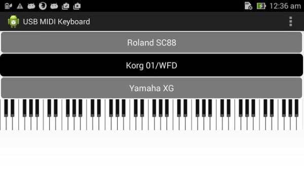 USB Midi Keyboard screenshot 1