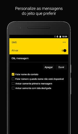 AlertBee Free - Notificações por voz screenshot 4