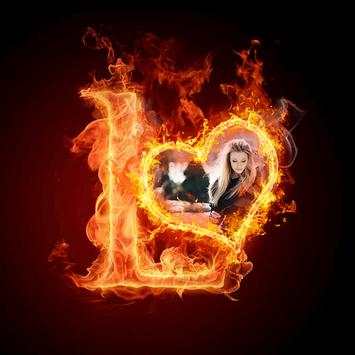 3D Fire Text Photo Frames 4 تصوير الشاشة