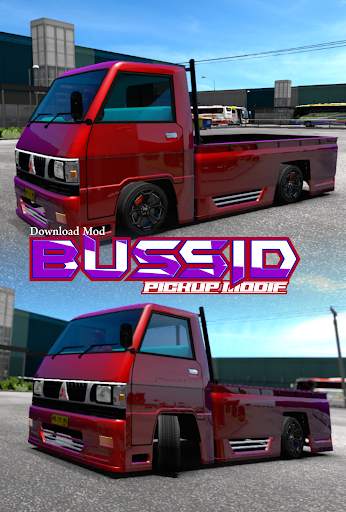 Mod Bussid Pick Up Terpal screenshot 1