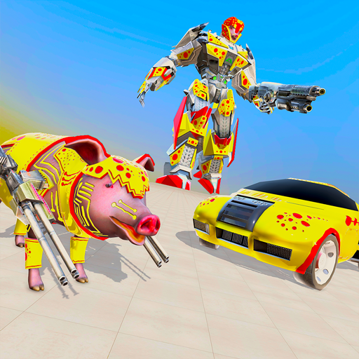 Pig Robot Car Transform - Robot Transforming Games icon