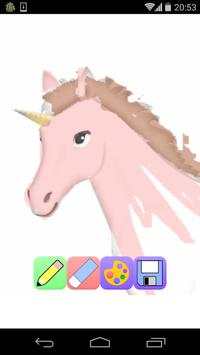unicorn coloring game screenshot 1