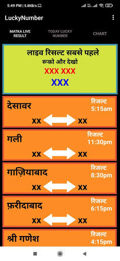 Satta King 2 Jodi & Desawar, Gali, Fridabad Khabar screenshot 1