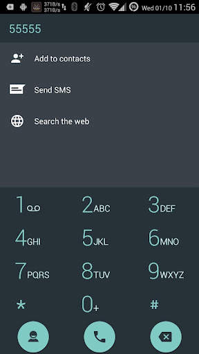 Dialer theme Droid L drupe 2 تصوير الشاشة