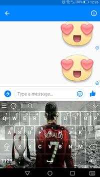 Keyboard for Cristiano Ronaldo 2018 screenshot 3