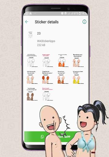 The Tuman Stikers WhatsApps screenshot 2