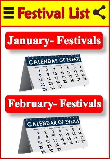 Calendar Festival List 2019 screenshot 3