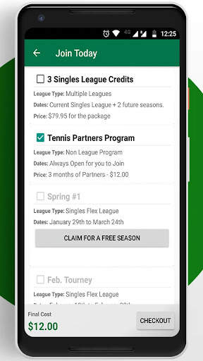 Tennis League Network App screenshot 4