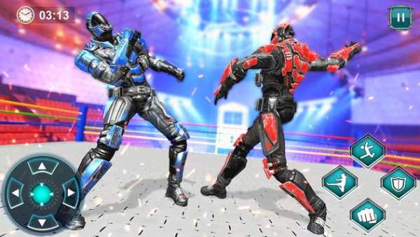Real 🤖 Robots War Steel Ring Fighting 2019 screenshot 2