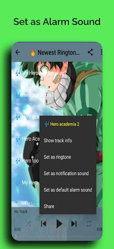 Boku no Hero Ringtone Academia Offline screenshot 6