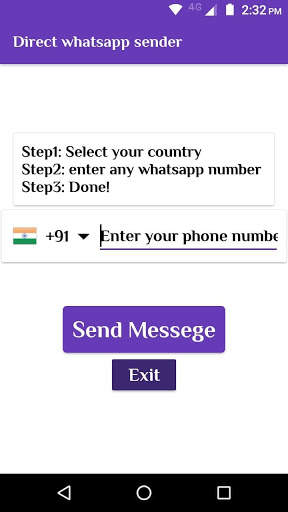 Direct Messege Sender for whatsapp screenshot 1