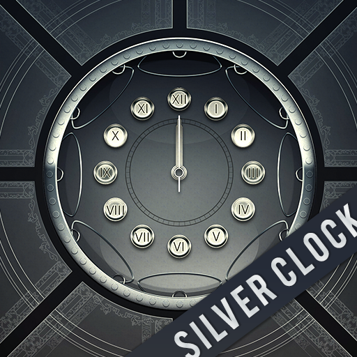 Silver Clock Live Wallpaper icon