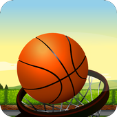 Basketball shoot icon