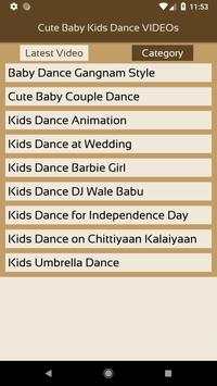 Cute Baby Kids Dance VIDEOs 3 تصوير الشاشة