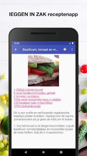 Gezonde recepten nederlands app gratis 3 تصوير الشاشة