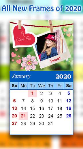 Photo Calendar Maker 2020 : Photo Calendar Frame screenshot 2