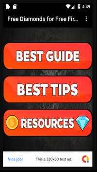 Diamonds for Free Fire - Tips screenshot 2