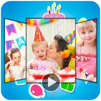 Happy Birthday Song Maker - photo slideshow