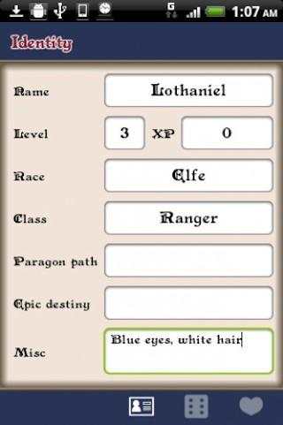 D&D 4 Android screenshot 2