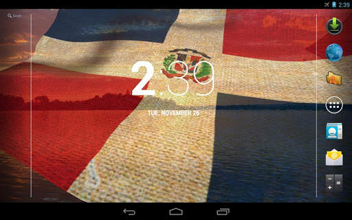Dominican Republic Flag Live Wallpaper screenshot 9