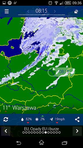 Sat24, pogoda satelitarnej screenshot 4