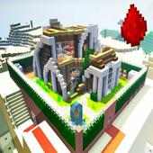 Redstone house maps for Minecraft logo
