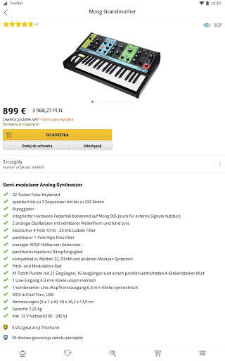 Thomann Official screenshot 6