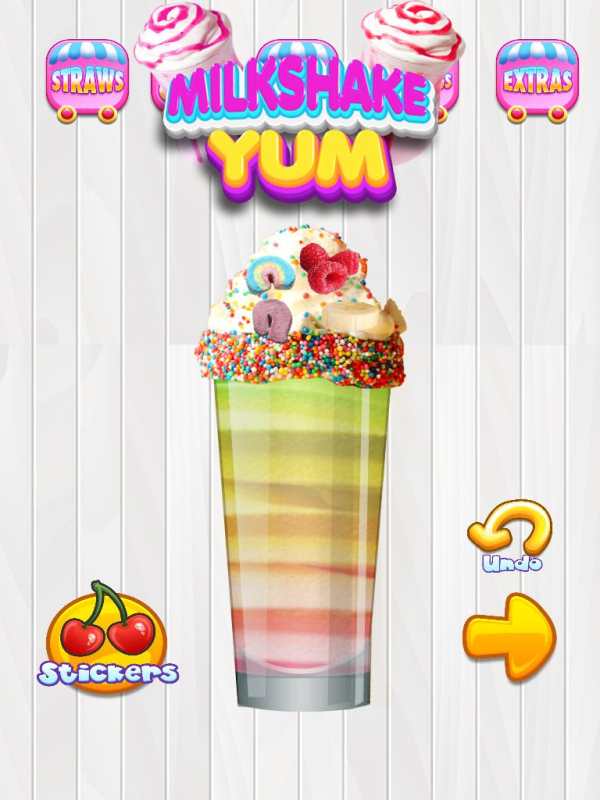 Milkshake Yum - Kids Frozen Desserts Games FREE screenshot 3