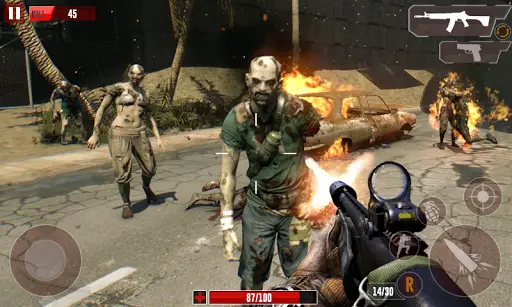 Dead Zombie Shooting Target 3D screenshot 1