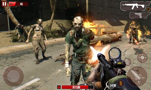 Dead Zombie Shooting Target 3D screenshot 1