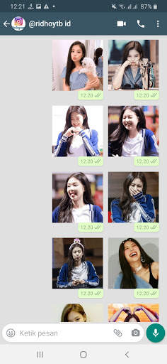 Stiker WA Jennie Blackpink for WAStickerApps screenshot 3