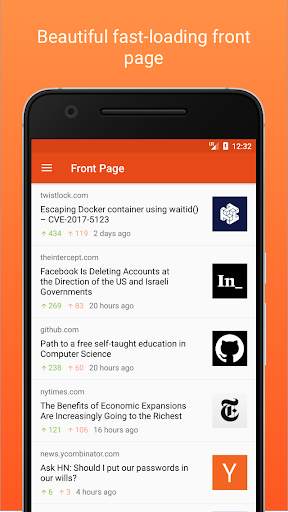 Hex for Hacker News screenshot 1