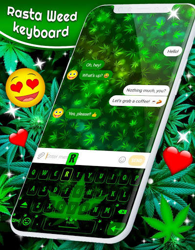 Rasta Keyboard 🌿 Green Theme Keyboards स्क्रीनशॉट 1