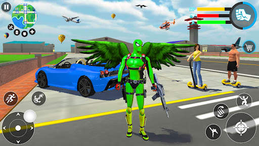 Wing Superhero Shooting Games screenshot 5