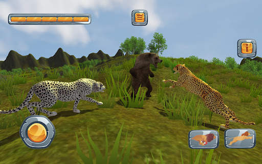Wild cheetah family simulator screenshot 4