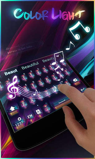 Color Light GO Keyboard Theme स्क्रीनशॉट 5
