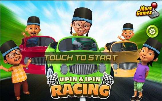 Upin and Pin Balap Mobil screenshot 1