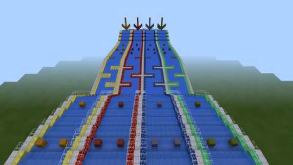 Boat racers map for Minecraft screenshot 1