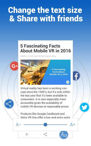 Dolphin Reader for Android screenshot 3
