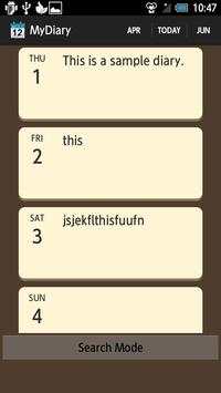 My Diary screenshot 1