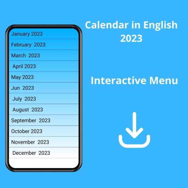calendar in english 2023 screenshot 2